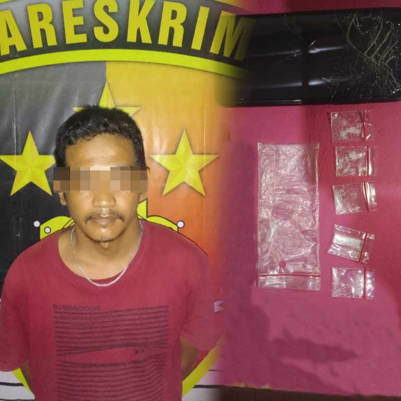 Resedivis Narkoba di Bandar Lampung Kembali Ditangkap, Simpan 5 Paket Sabu Siap Edar