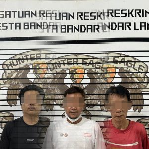 Polisi Tangkap Tiga Pelaku Judi Slot di Warnet Bandar Lampung