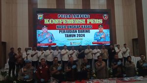 46 Tersangka Judi Online Di Amankan Polda Lampung, Dan 259 Situs Diblokir