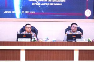 Kapolda Lampung Terima Tim Wasrik Itwasum Polri Tahap II