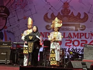 Walikota Bandar Lampung Eva Dwiana Membuka Bandar Lampung Expo 2024