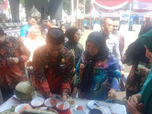 Walikota Bandar Lampung Eva Dwiana Hadir dalam Acara Jajanan Pasar & Masakan Tradisional Lampung