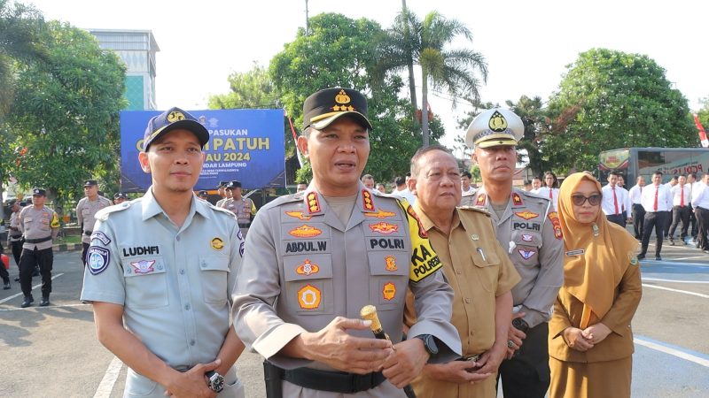 Ops Patuh Krakatau 2024, Kapolresta Bandar Lampung Berharap Ada Peningkatan Kesadaran Dan Kepatuhan Masyarakat Untuk Tertib Berlalu Lintas