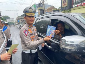 Tekan Pelanggaran dan Kecelakaan, Ditlantas Polda Lampung Edukasi Masyarakat Tertib Berlalu Lintas