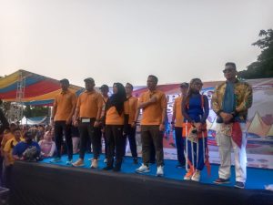 Walikota Bandar Lampung Eva Dwiana Melepas Peserta Indomaret Fun Run 2024 di Lapangan Saburai