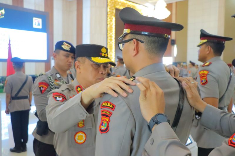 Kapolda Lampung Pimpin Sertijab 23 Personel Polda Lampung