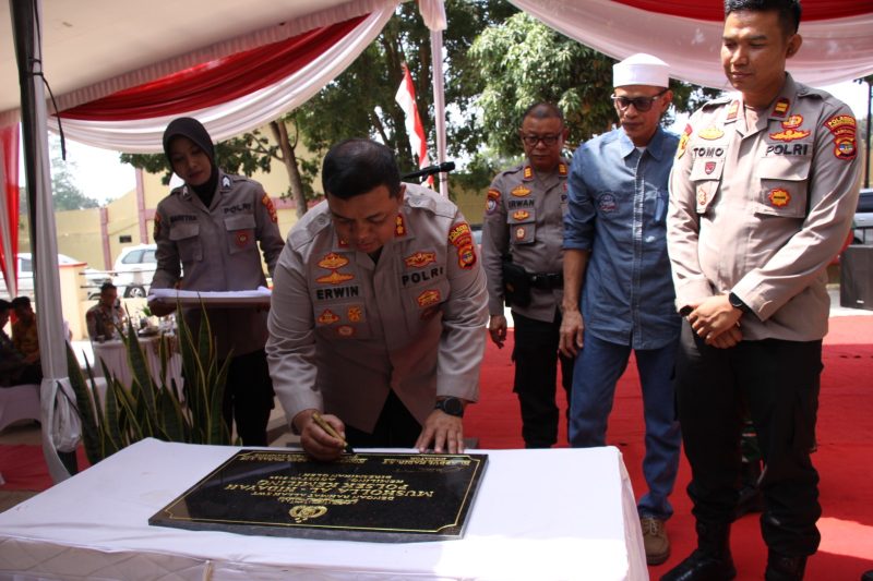 Resmikan Mushola di Polsek Kemiling, Waka Polresta Bandar Lampung Ajak Personel dan Masyarakat Memakmurkannya