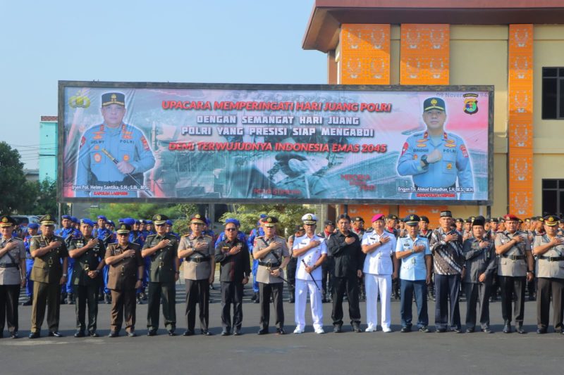 Polda Lampung Peringati Hari Juang Polri, Kapolda : Tanamkan Semangat Juang Untuk Mengabdi