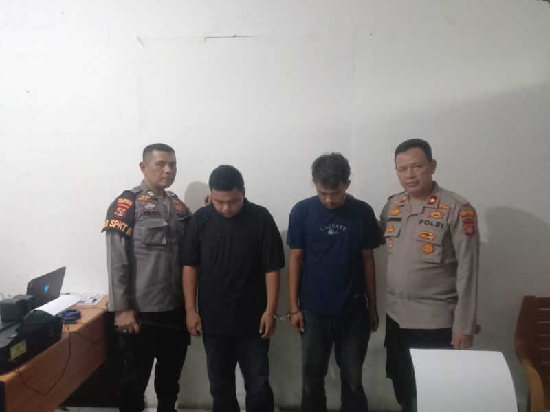 Dua Pak Ogah Pengeroyok Pengendara Motor Di Bandar Lampung Diringkus Polisi