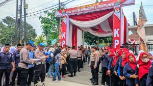 Pengamanan Ketat di Hari Kedua Pendaftaran Pilwakot Bandar Lampung