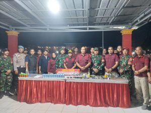 Lapas Narkotika Bandar Lampung Gelar Razia Gabungan dalam rangka P4GN bersama BNNP, TNI, dan POLRI