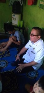 Kenzi dan Orangtuanya Ucapkan Terima Kasih Dikunjungi Kabid Dikdas Disdikbud Bandar Lampung