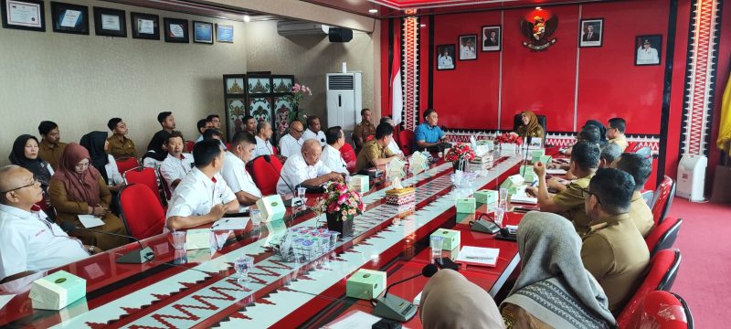 Walikota Bandar Lampung Hj. Eva Dwiana Rapat Panitia Kejurnas Bola Voli U-19 Tahun 2024