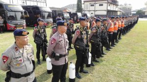 Brimob Polda Lampung Siaga Hadapi Cuaca Buruk, Personel dan Peralatan Disiapkan