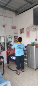 Lapas Kelas Perempuan Kelas ll A bandar Lampung berikan pelayanan dan pelatihan keterampilan Salon di Dalam Lapas.