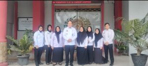 Sustik Lapas Narkotik Kelas ll A bandar Lampung lakukan kunjungan ke Lapas Perempuan kelas ll A bandar Lampung guna membantu mengenai pelayanan kesehatan di Lapas Perempuan Bandar Lampung