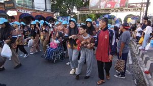 Ulang Tahun Kota Bandar Lampung Ke 343 Pemkot Adakan Jalan Sehat Dan Senam Disabilitas