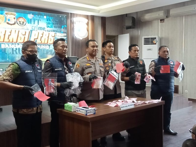 Polresta Bandar Lampung Ringkus 32 Tersangka Narkoba Dalam Waktu Satu Bulan